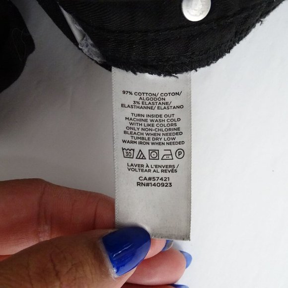 Ann Taylor Loft Black The Skinny Jeans Women Size 26 2 Zipper Fly Casual - Picture 7 of 11